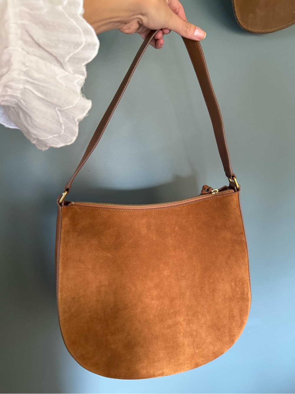 Loeffler Randall Bowen Large Hobo Bag. Color: Cacao